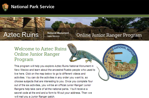 Online Junior Ranger Aztec Ruins National Monument